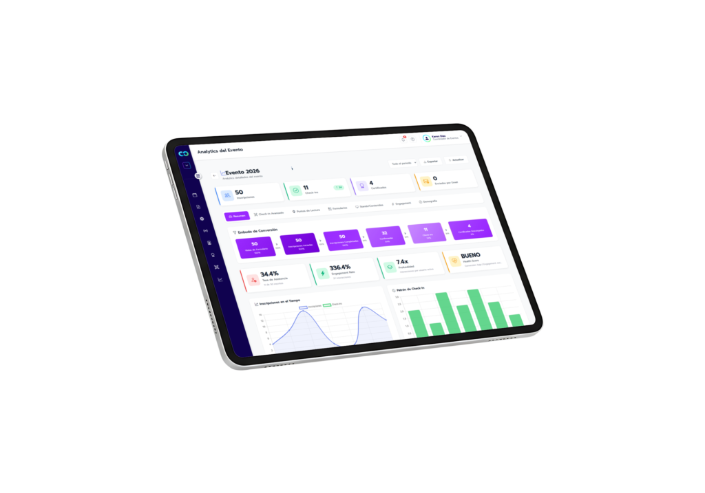 Tablet Mockup Connectify Events
